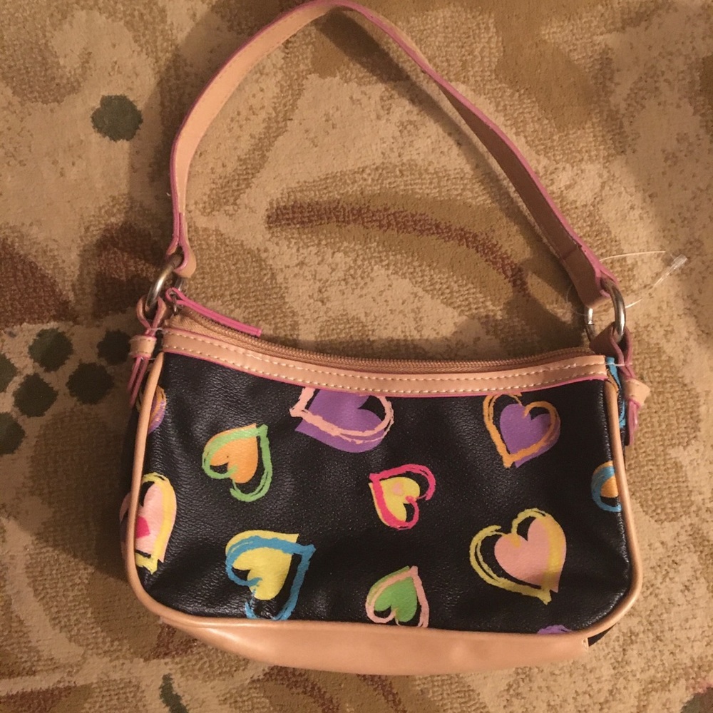 Cute heart mini shoulder bag